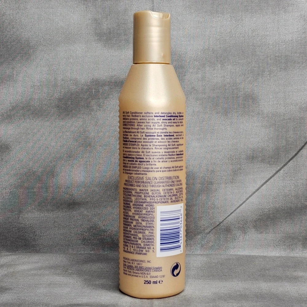 REDKEN‎ All Soft Conditioner Original Formula w/Avocado Oil 8.5 oz NEW